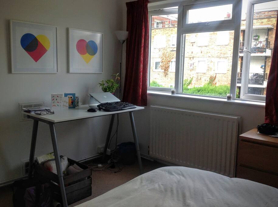Workspace and large window
