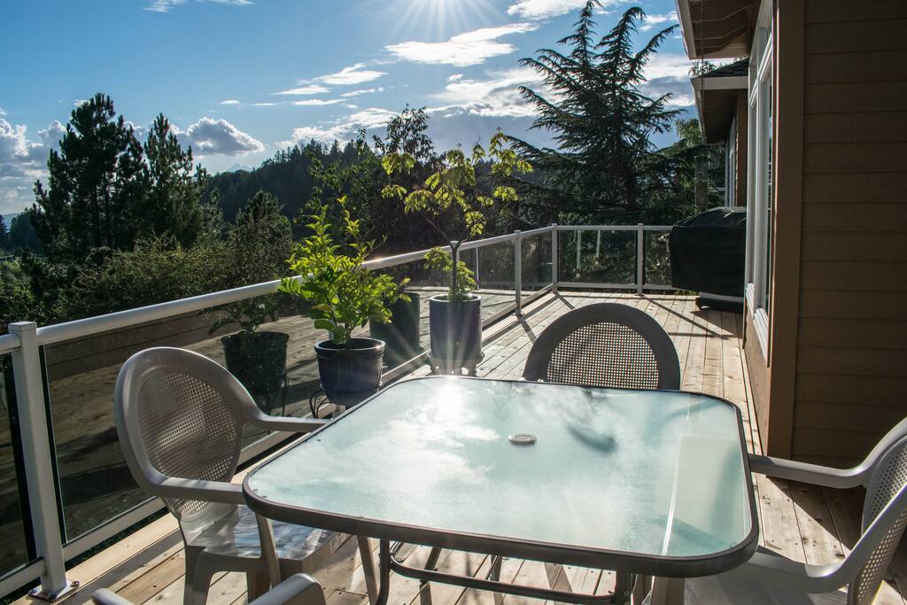Deck outside great room