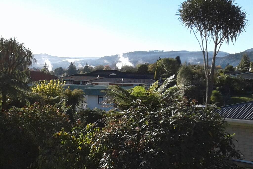 Beautiful steamy outlook