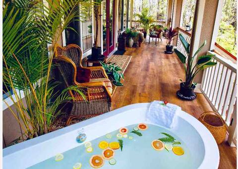 ❀𝙃𝙖𝙡𝙚 𝙇𝙖𝙣𝙞, stylish Hideaway near Volcano, Hawaii