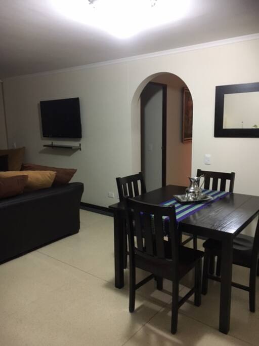 Dinning room once you enter the apartment!