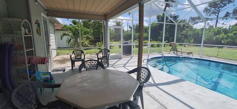 Full home, Low Cleaning fee, heated salt pool.