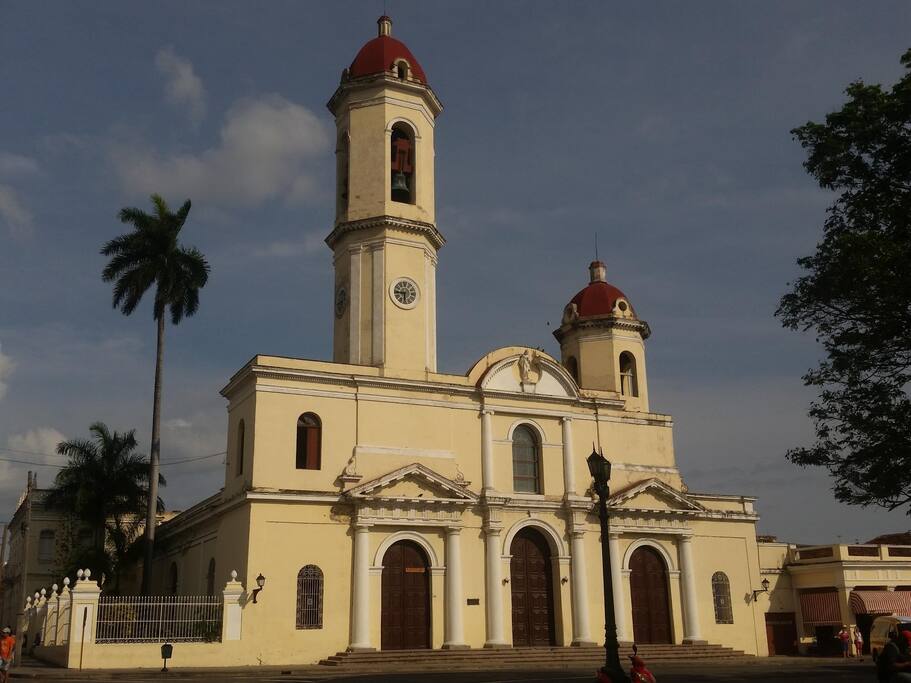 Vista desde el portal de la Catedral de Nuestra Señora de la Purísima Concepción