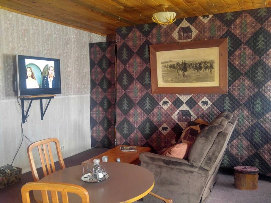 Common Area with with DVD player for movies.