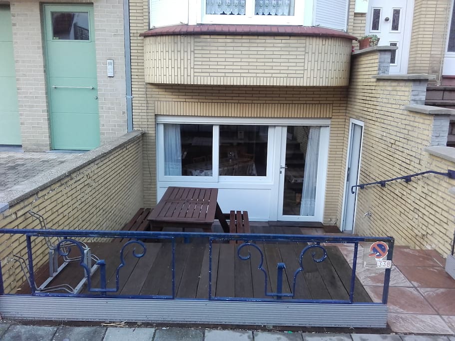Façade terrasse orientation sud