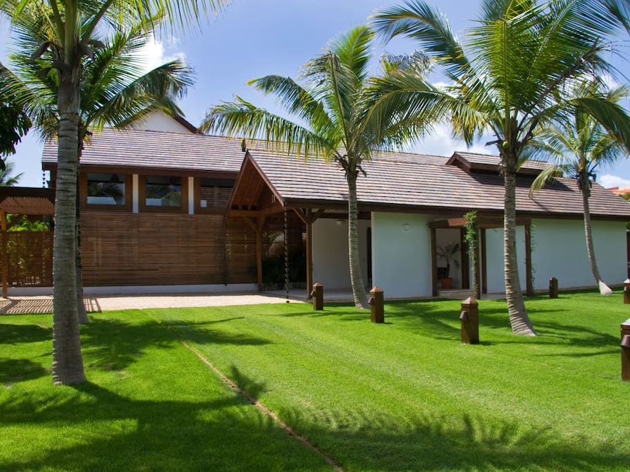 Front of the villa