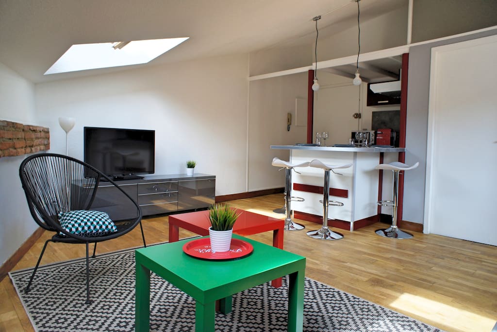 Salon cosy et confortable