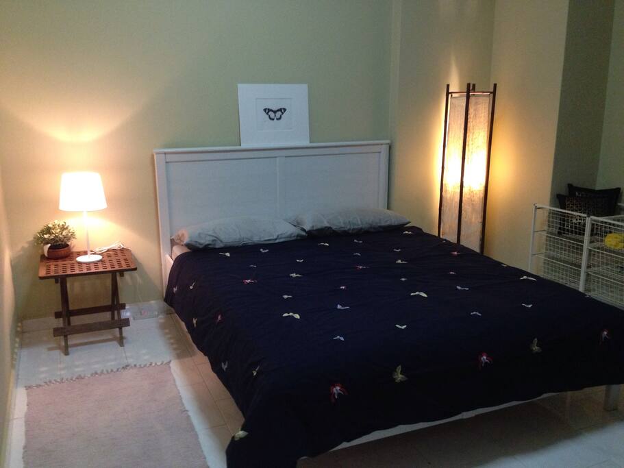 European size double bed with air-condition