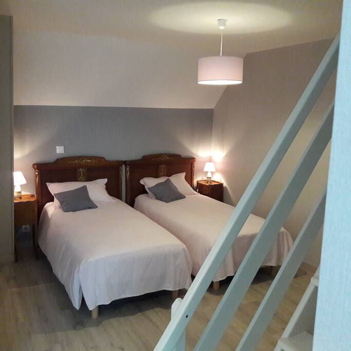 Chambre Cliff - Duplex 3 Lits simple