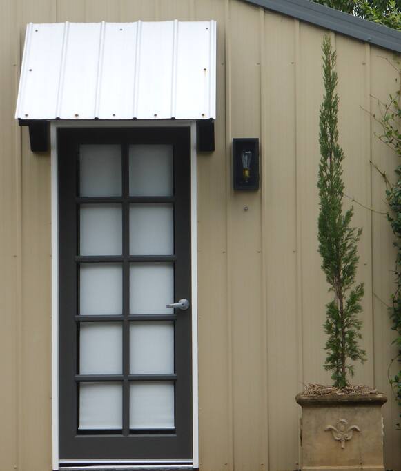 Secure, private entrance
