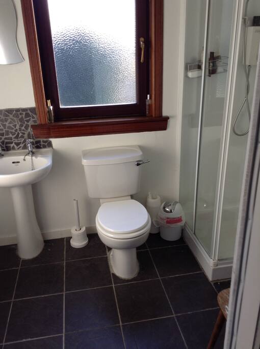 Shared upstairs wc & shower room