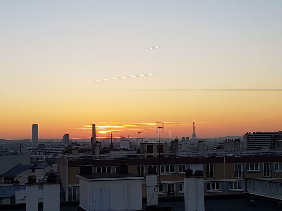 Sunset on Paris
