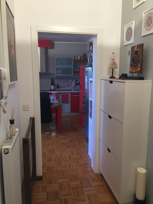 Entrance corridor towards kitchen & living room & terrace