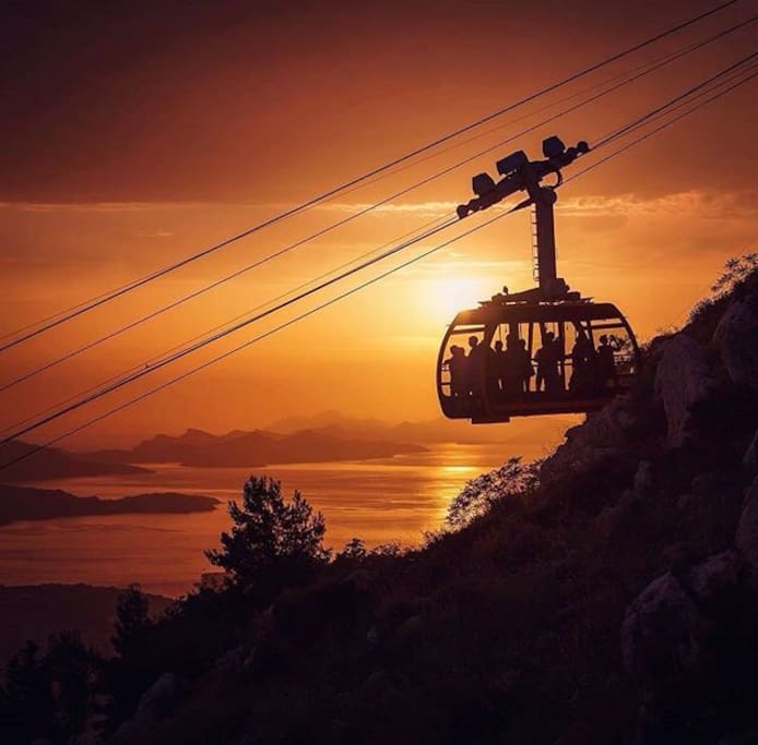 Dubrovnik cable car!