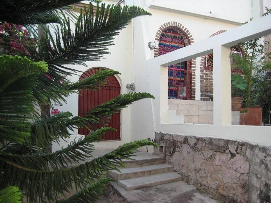 Front door welcomes you home