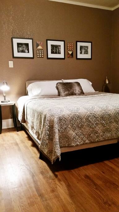 Spacious Master BR with comfy King bed