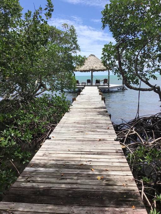 one of the docks - good for sunbathing