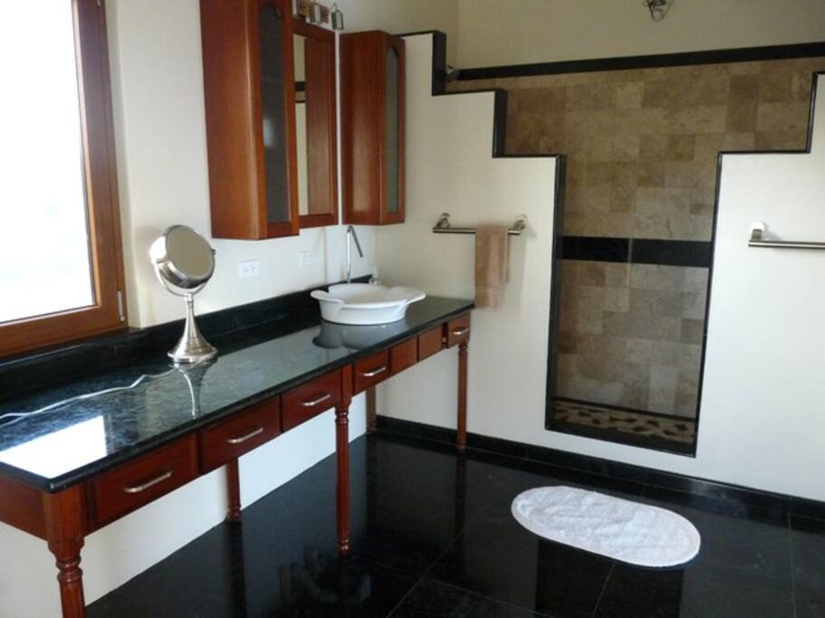 Master bath with double shower