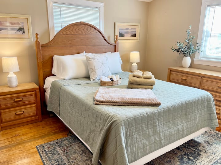 Spálňa s 3 manželskými posteľami 