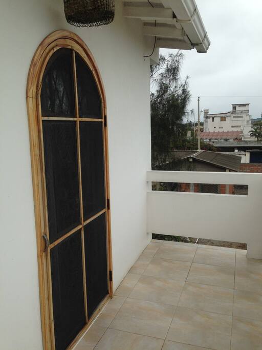 Balcony private entrance