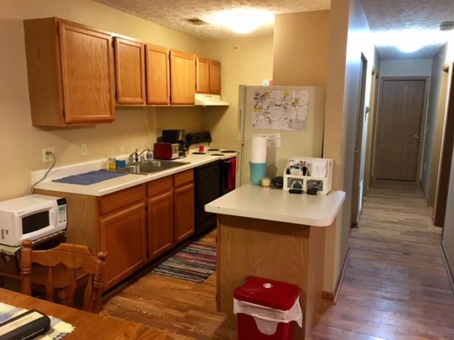 Kitchen and Hallway