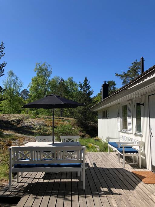 Rear of the cottage.