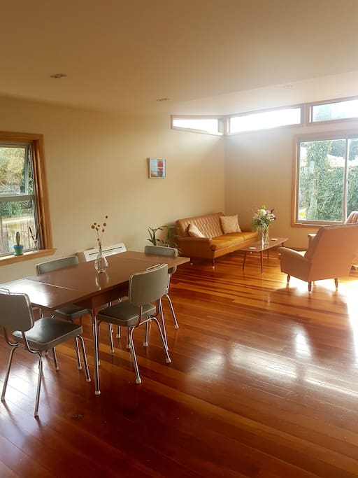 Dining & living area (part of big open plan room that also has kitchen and sun lounge)