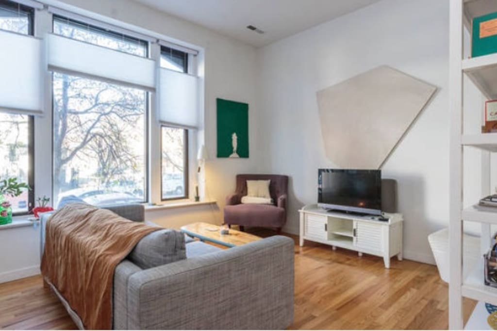 The shared living space - enjoy reading a book. Or watching HBO GO and Netflix.