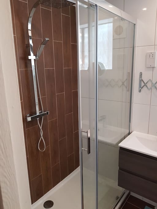 new shower