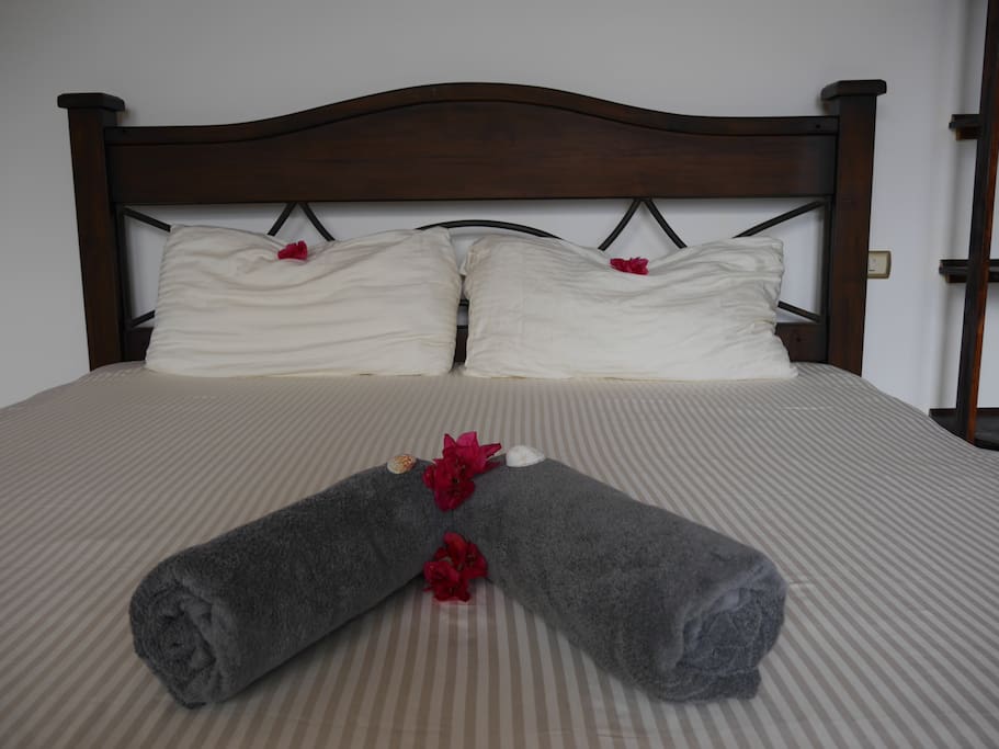 Enjoy a night between Banana trees in the big King sized bed