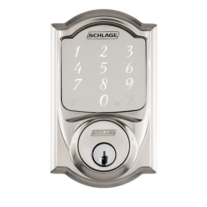 The Schlage Sense lock : The Lock gives you truly Key-less convenience . Create access codes by yourself, Lock and Unlock the door without any key.