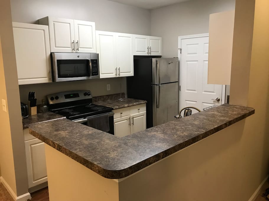 view of kitchen area