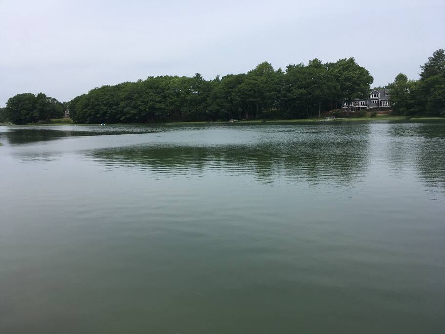 View across river