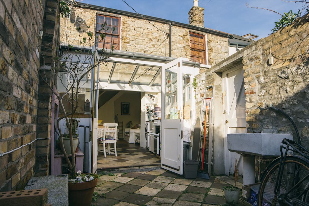 Patio area.