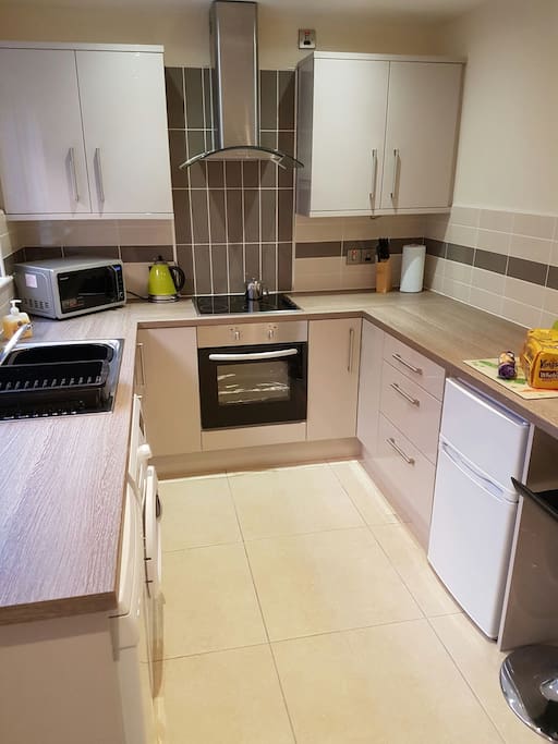 brand new installed high quality German kitchen with modern appliances