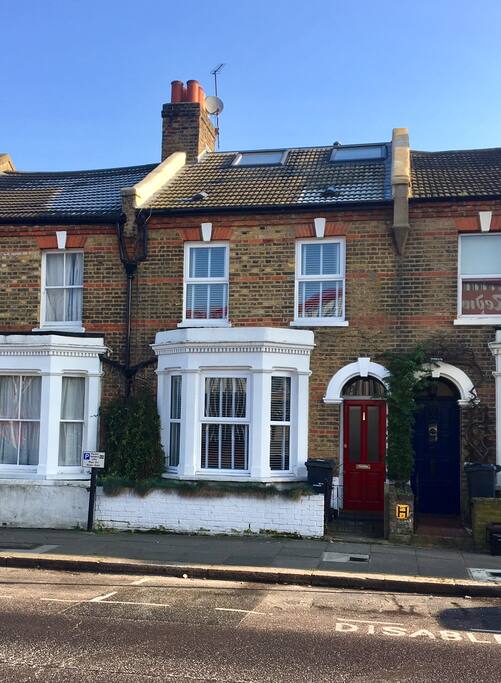 Typical pretty London terrace house. Lovely neighbours too!