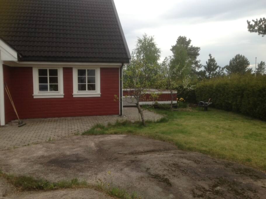 Front and terrace