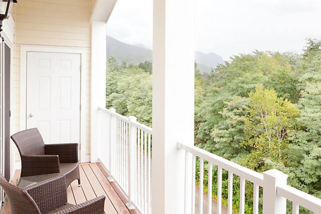 Private balcony