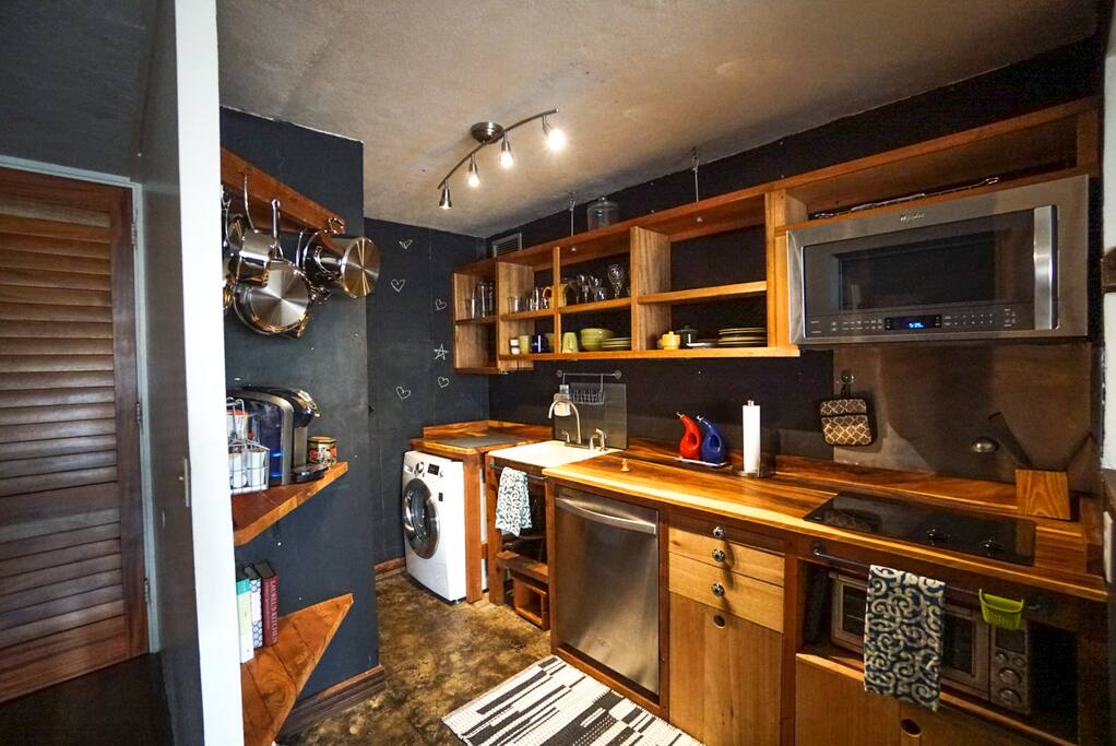 Custom woodcraft kitchen.
