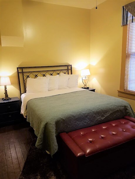 Comfortable queen size bed