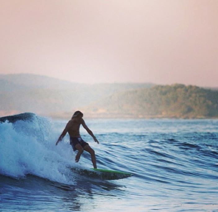 Local surf within walking distance