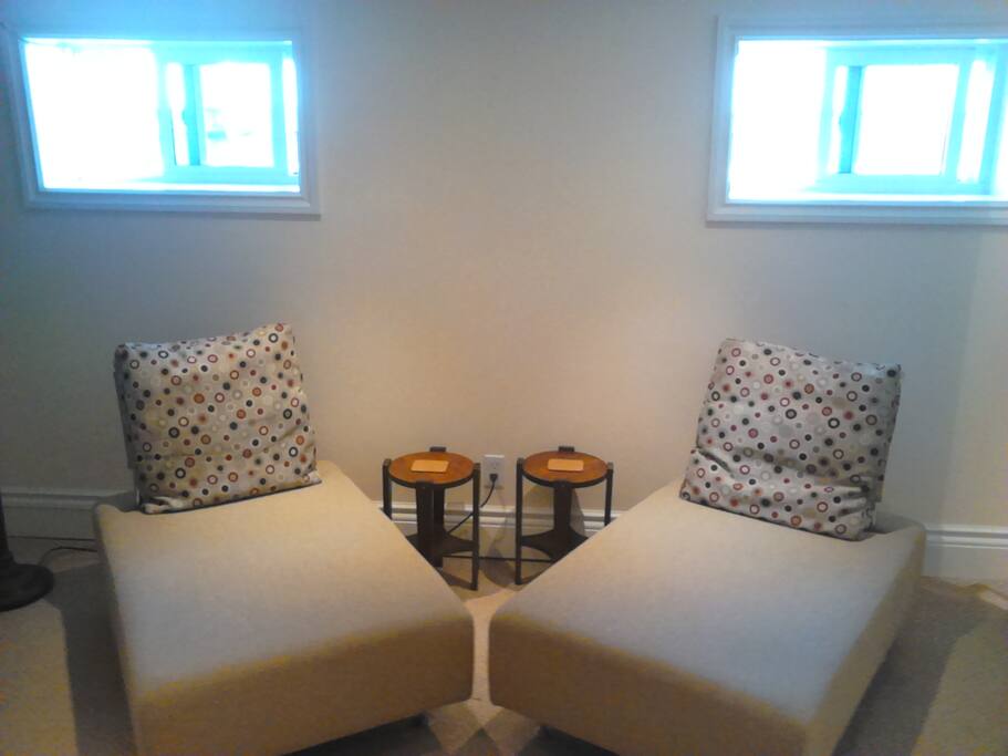 Sitting area.