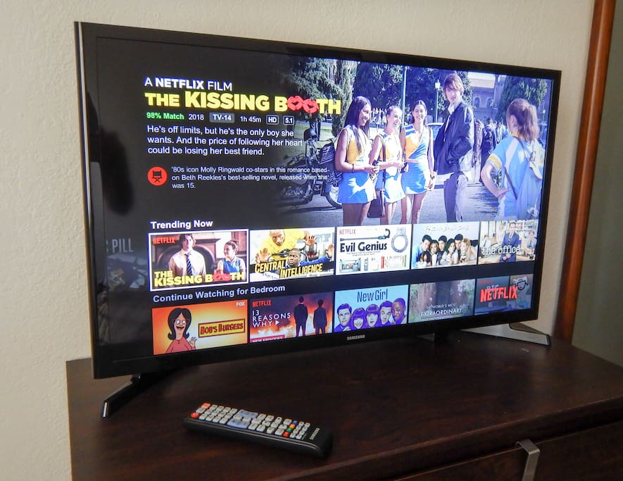 Full HD TV with Netflix in your room