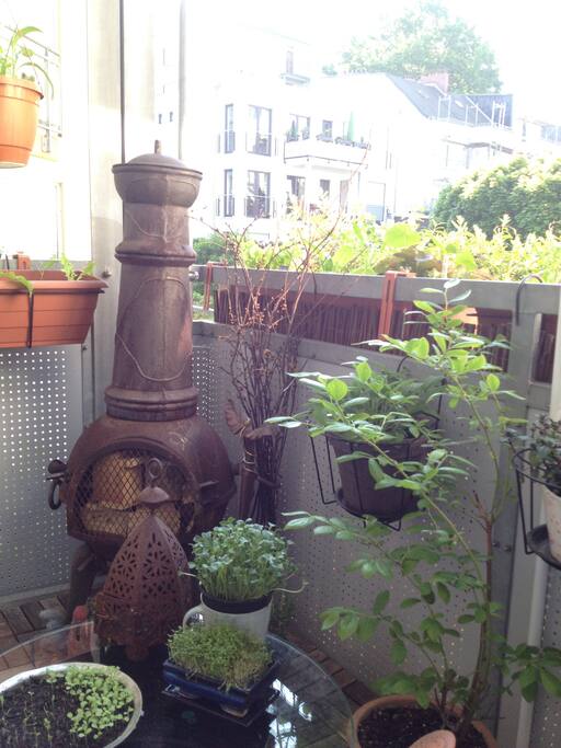 Balkon zum Innenhof