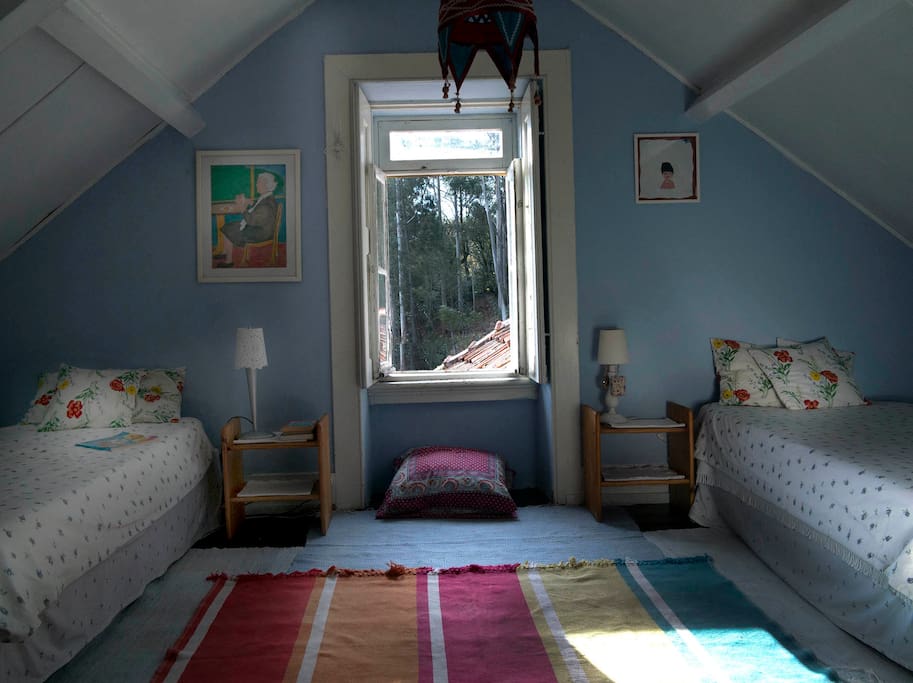 Twin bedroom real countryside cosy room