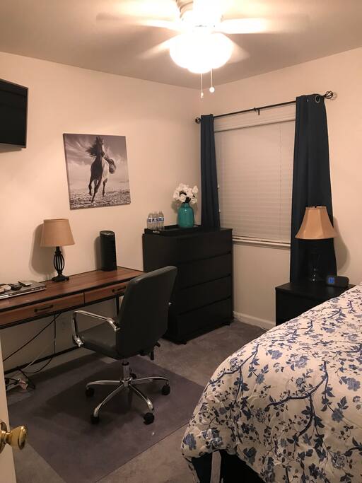 Writing desk with free WiFi