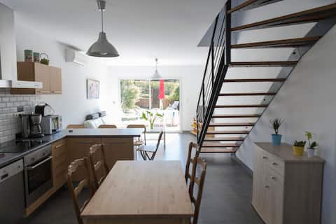 duplex sur la presqu’île de giens