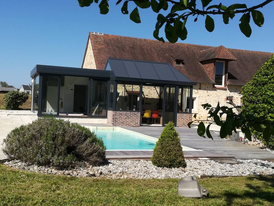 jardin cote piscine