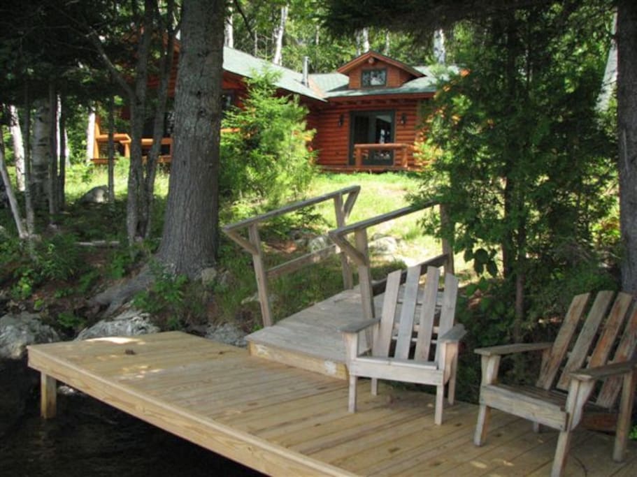 Private swimming dock