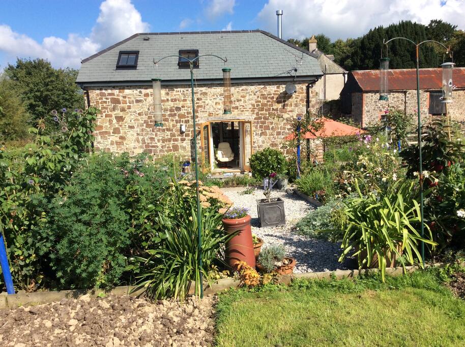 Garden from orchard